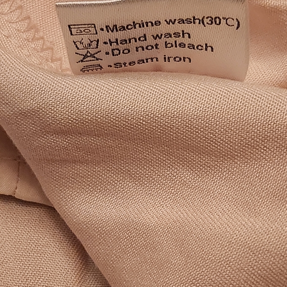 Women's V Neck Ruffle Sleeve Smocked Midi Dress L Boho Cottagecore Modest Flowy - Picture 5 of 8